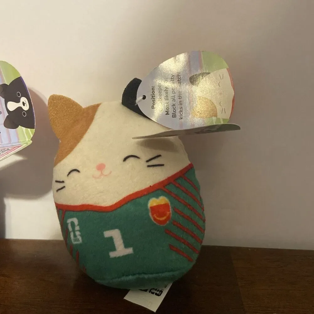 2 McDonald’s Happy Meal Squishmallows FIFA World Cup 2026 Monty Cam NWT
